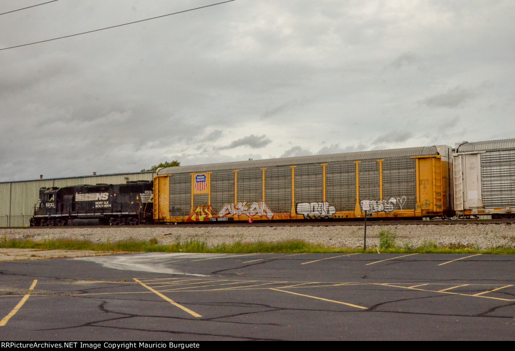 NS GP38-2 High nose Locomotive in the yard